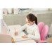 Children Kids Ergonomic 1M Study Desk with Adjustable Double-Winged Swivel Chair Set